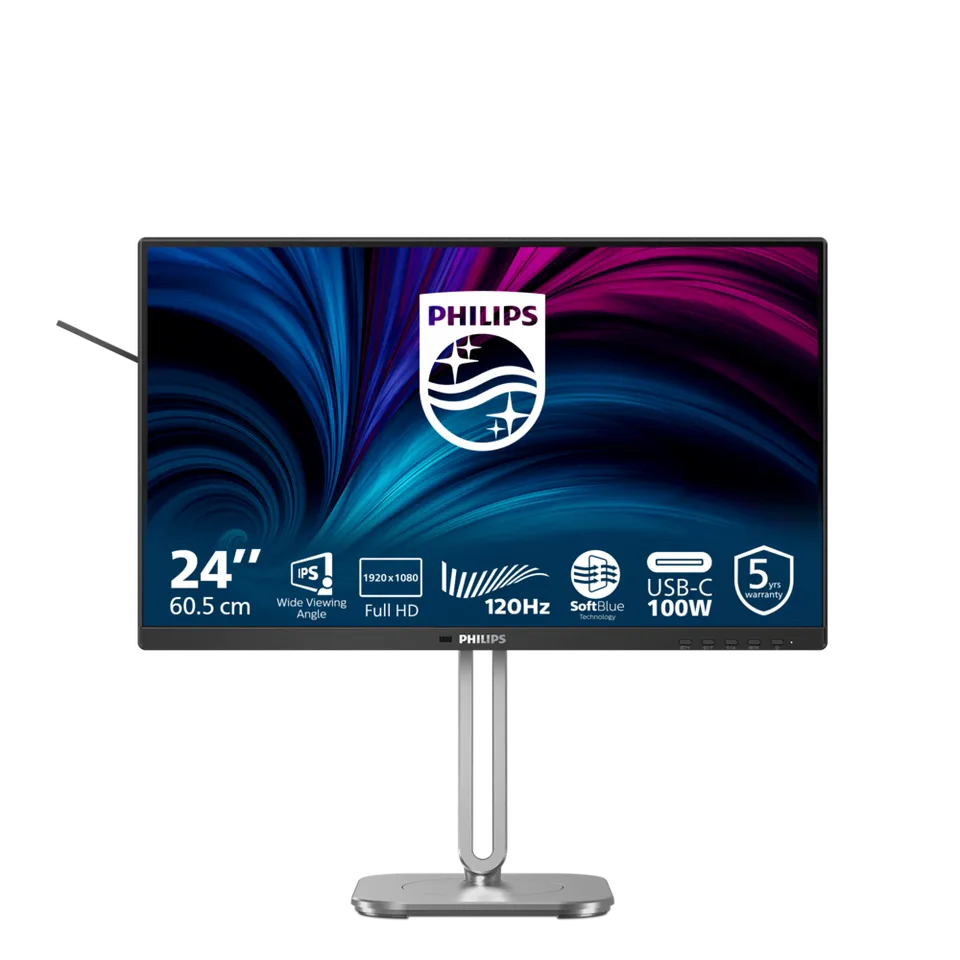 Philips LCD 24B2U4301 23,8" IPS/1920x1080@120Hz/4ms/300cd/HDMI/DP/4xUSB/USB-C do