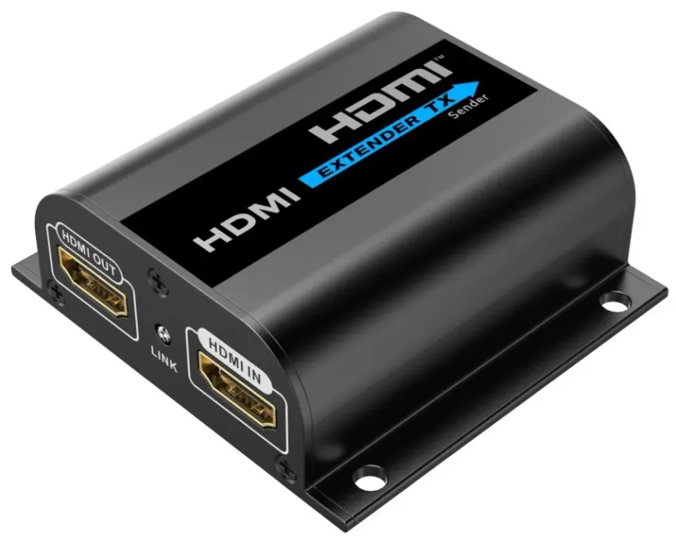 PremiumCord HDMI extender na 50m přes jeden kabel Cat6/6a/7, lokální HDMI výstup