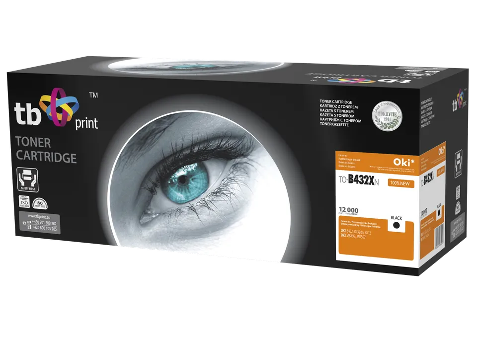 Toner TB kompat. s OKI B432, Black, new