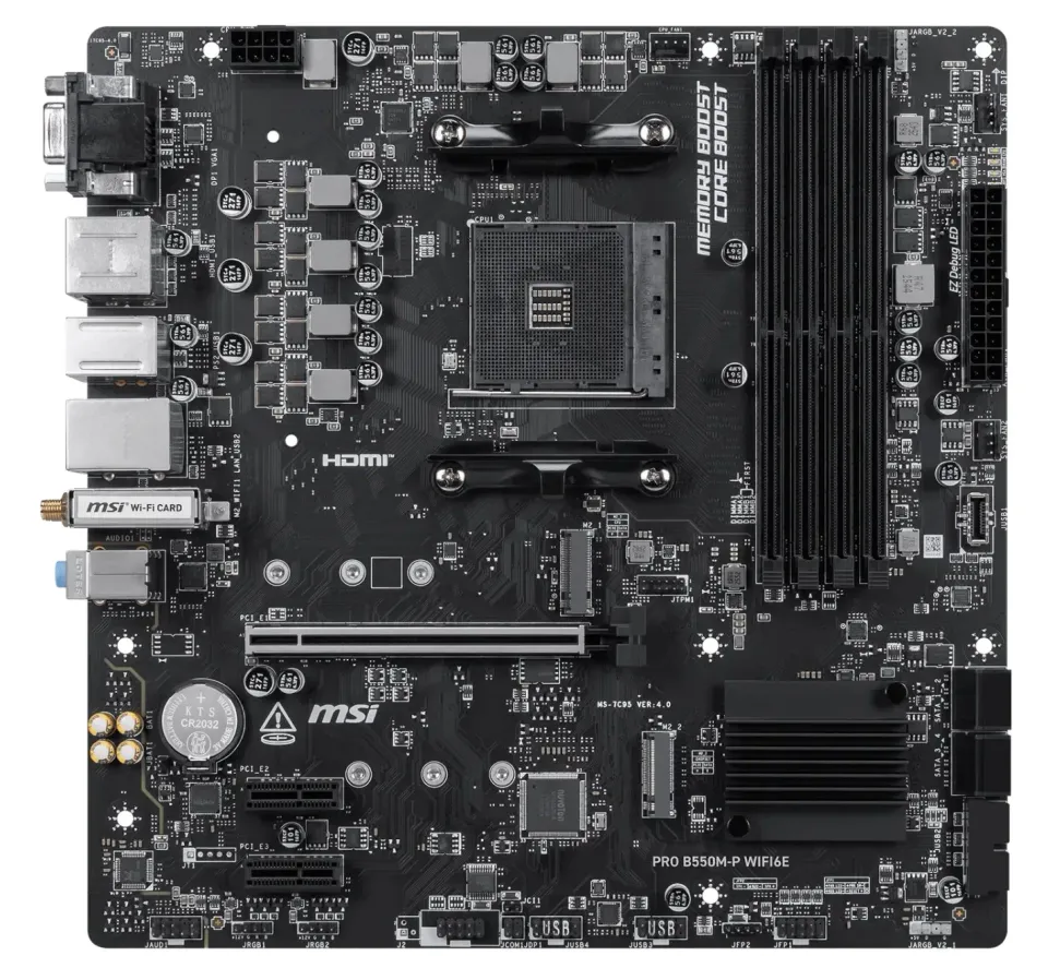 MSI PRO B550M-P WIFI6E/AM4/mATX