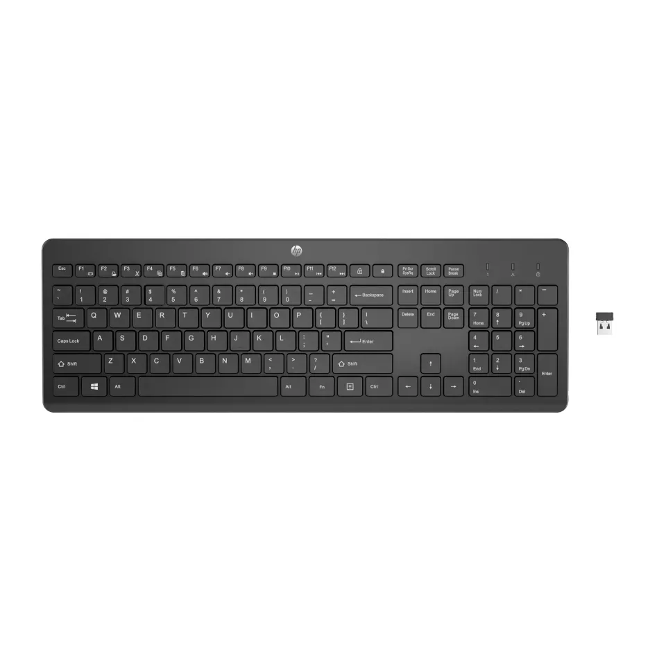 HP 230 Wireless Keyboard - bezdrátová klávesnice CZ/SK lokalizace