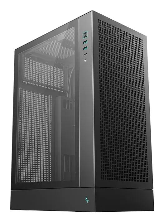 DEEPCOOL Case CH170 PLUS, ATX, Průhledná bočnice, černá