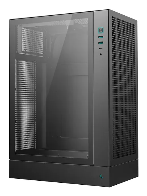 DEEPCOOL Case CH170 PLUS, ATX, Průhledná bočnice, černá