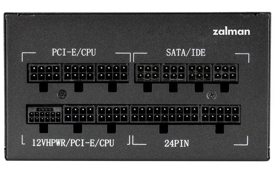 Zalman zdroj ZM1000-TMX2/ 1000W / ATX3.0 / active PFC / modulární / 80 Plus Gold