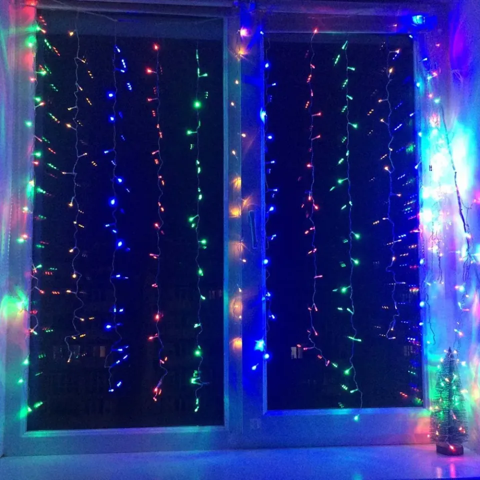 COLORWAY LED girlanda/ vnitřní / 300 LED / délka 3 x 3m / více barevná/ AC 220V