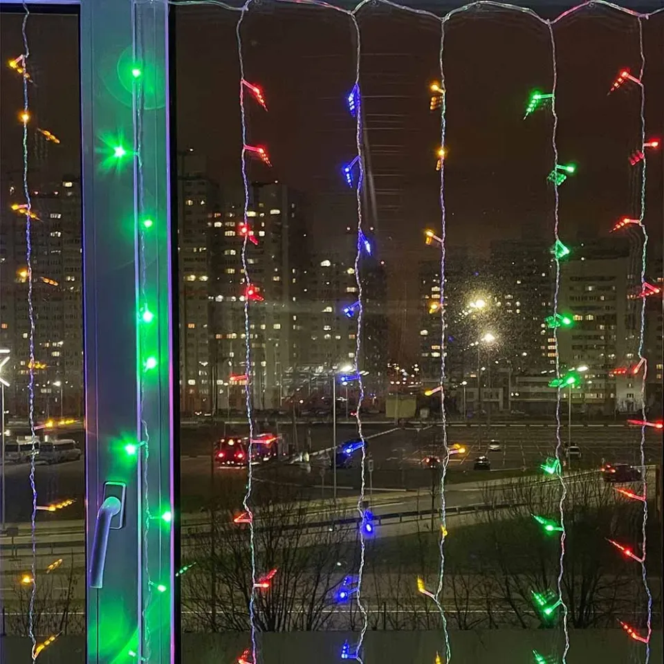 COLORWAY LED girlanda/ vnitřní / 300 LED / délka 3 x 3m / více barevná/ AC 220V