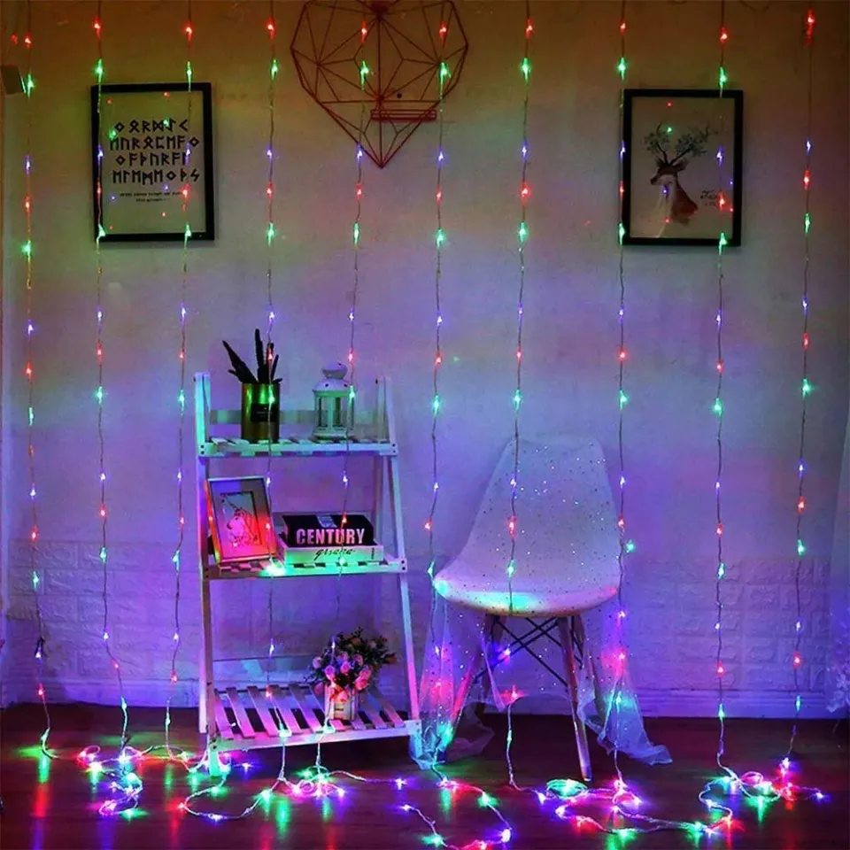 COLORWAY LED girlanda/ vnitřní / 300 LED / délka 3 x 3m / více barevná/ AC 220V
