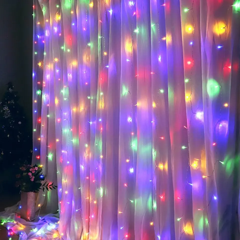 COLORWAY LED girlanda/ vnitřní / 300 LED / délka 3 x 3m / více barevná/ AC 220V