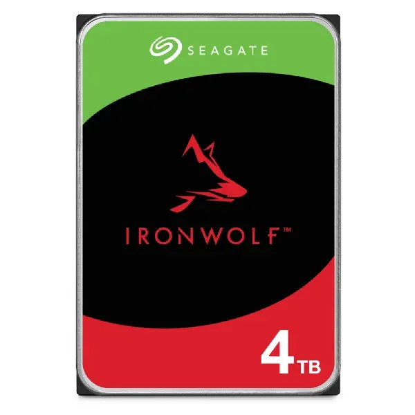 SEAGATE ST4000VN006 hdd IronWolf 4TB CMR 5400rpm 256MB NAS HDD 24x7 1-8bay 202MB/s 3.5 RAID SATA3-6Gbps
