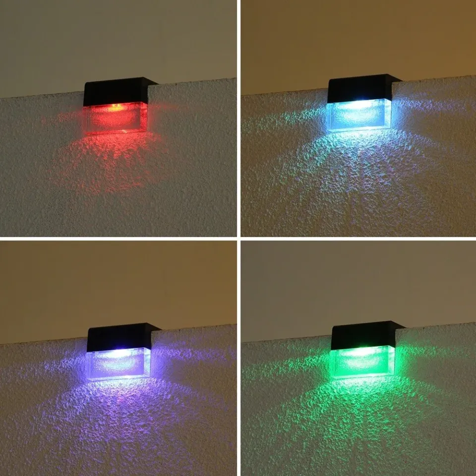 IMMAX DECK venkovní solární LED osvětlení se světelným čidlem, RGB, 1W, IP65, 2ks