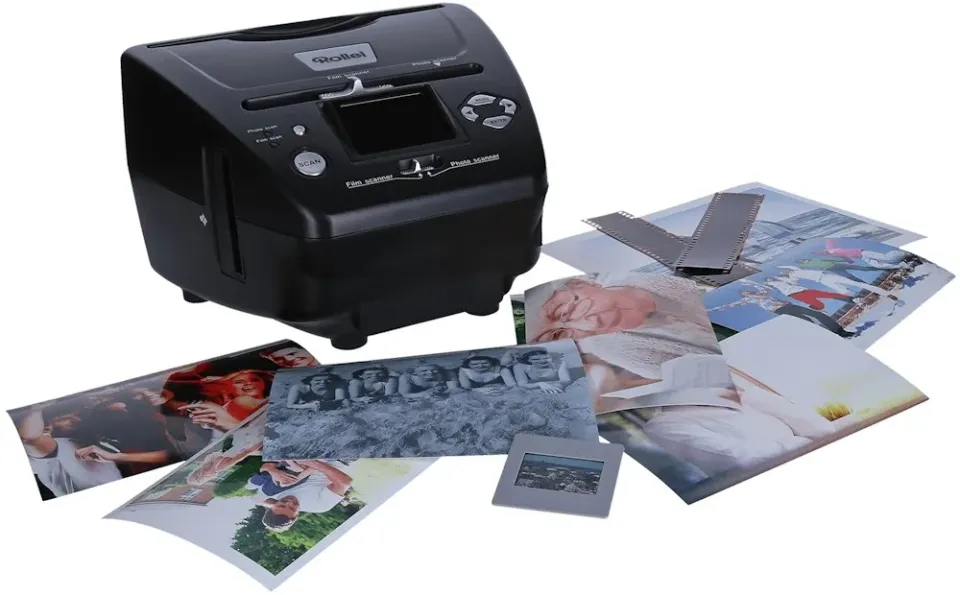 ROLLEI skener DF-S 240 SE/ Negativy + Vizitky + Fotky/ 5Mpx/ 1800dpi/ 2,4" LCD/ SDHC/ USB