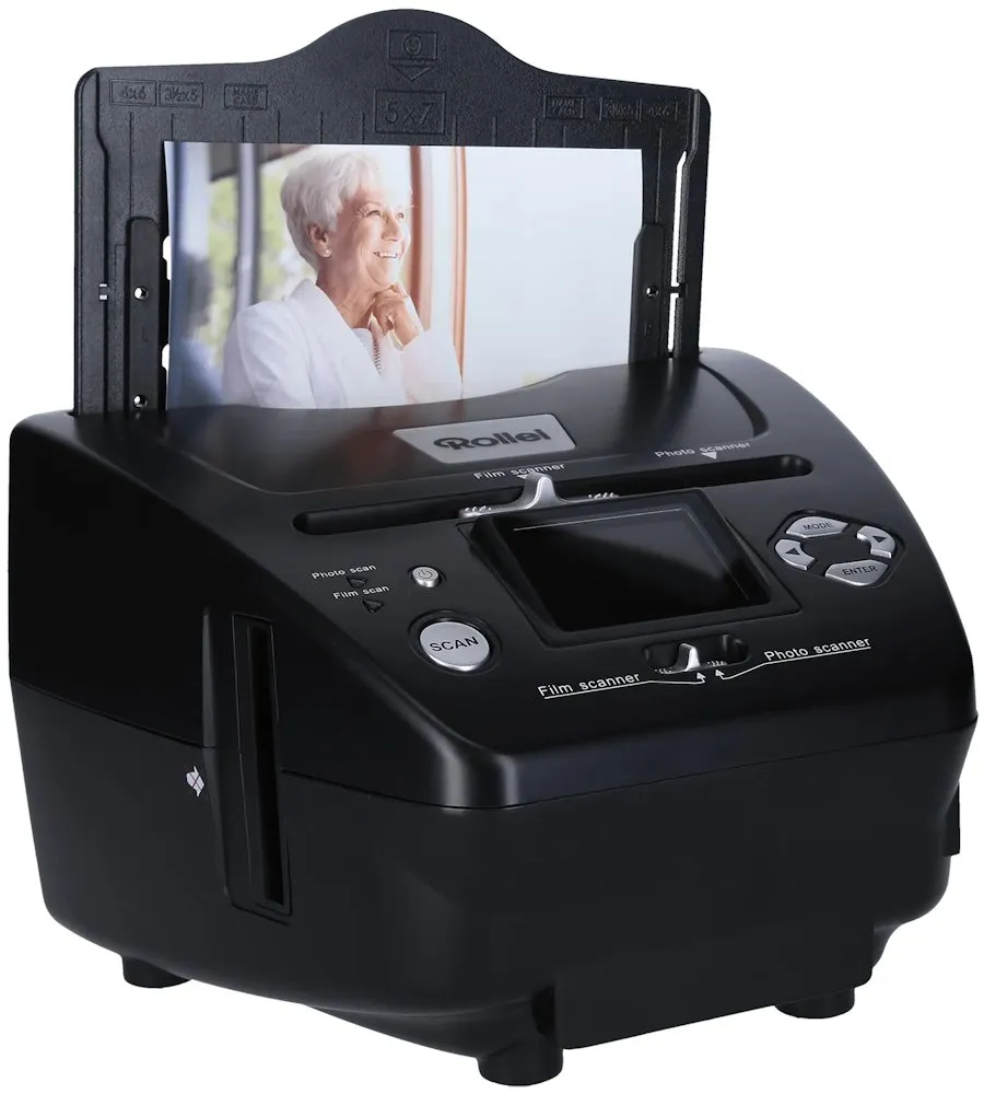 ROLLEI skener DF-S 240 SE/ Negativy + Vizitky + Fotky/ 5Mpx/ 1800dpi/ 2,4" LCD/ SDHC/ USB