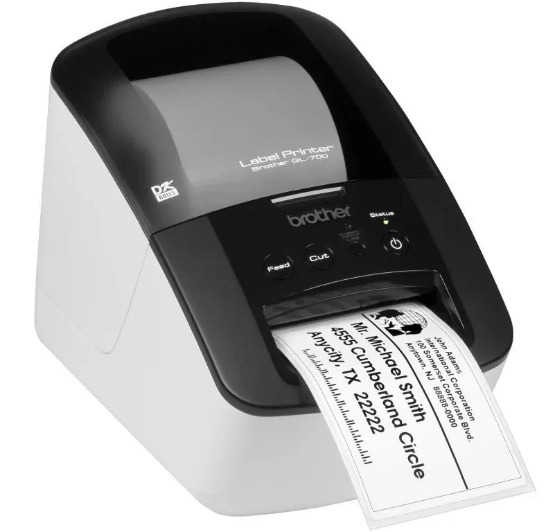 Brother QL-700 – rychlá tiskárna štítků do 62 mm, termotisk, USB, automatický odstřih