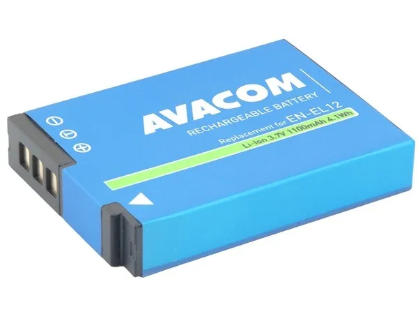 AVACOM Náhradní baterie Nikon EN-EL12 Li-Ion 3.7V 1100mAh 4.1Wh