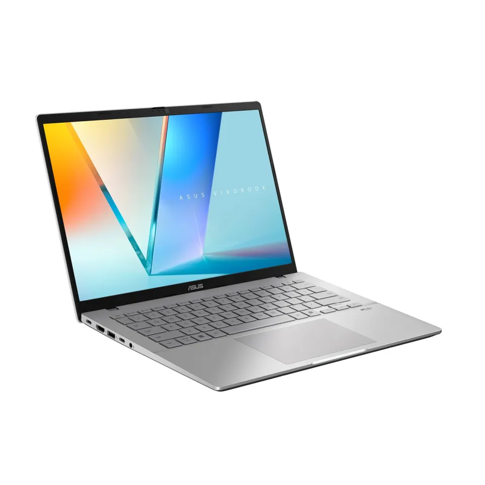 ASUS NTB Vivobook S14 (M3407GA-OLED013WZ), Ryzen AI 7 445, 14" 1920 x 1200, 16GB, 512GB SSD, Radeon, W11 Home, Silver