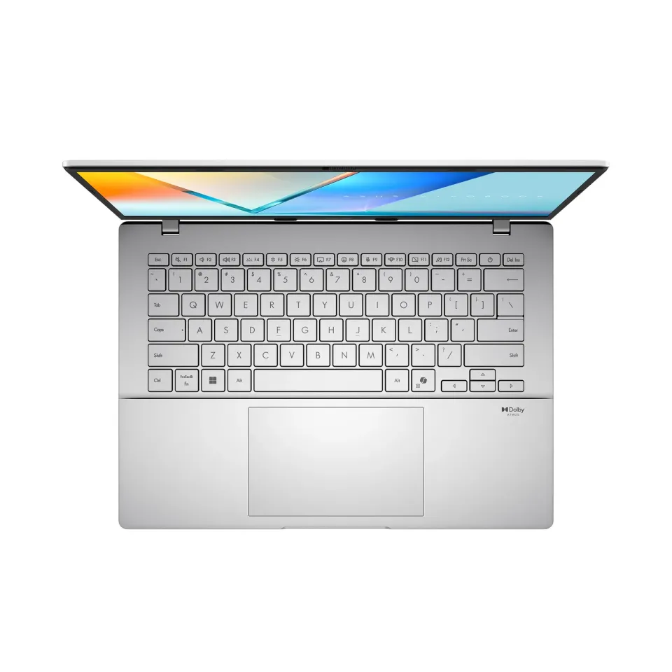 ASUS NTB Vivobook S14 (M3407GA-OLED013WZ), Ryzen AI 7 445, 14" 1920 x 1200, 16GB, 512GB SSD, Radeon, W11 Home, Silver