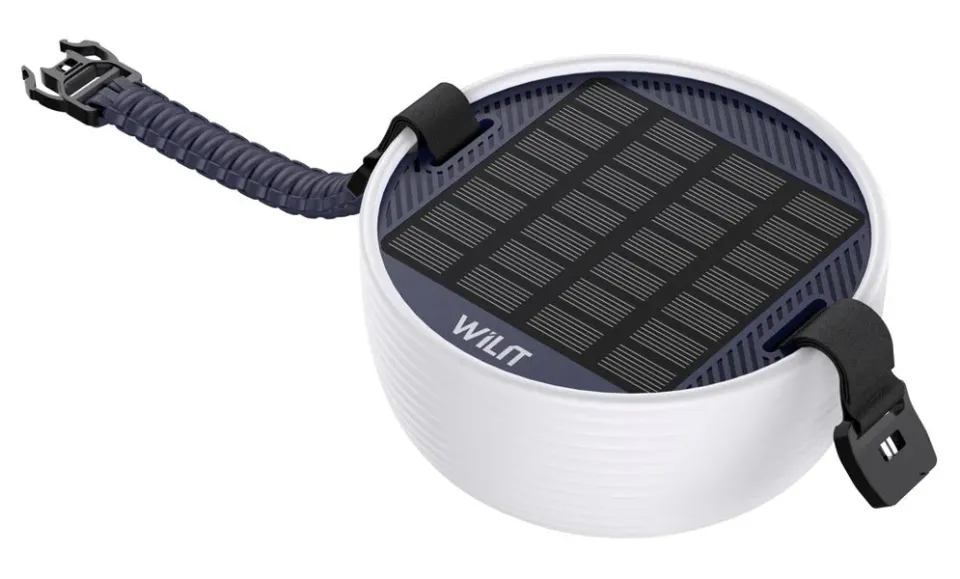 IMMAX solární kempingová lampička s integrovaným RGB LED světelným řetězem/ 10W/ IP65/ USB-C