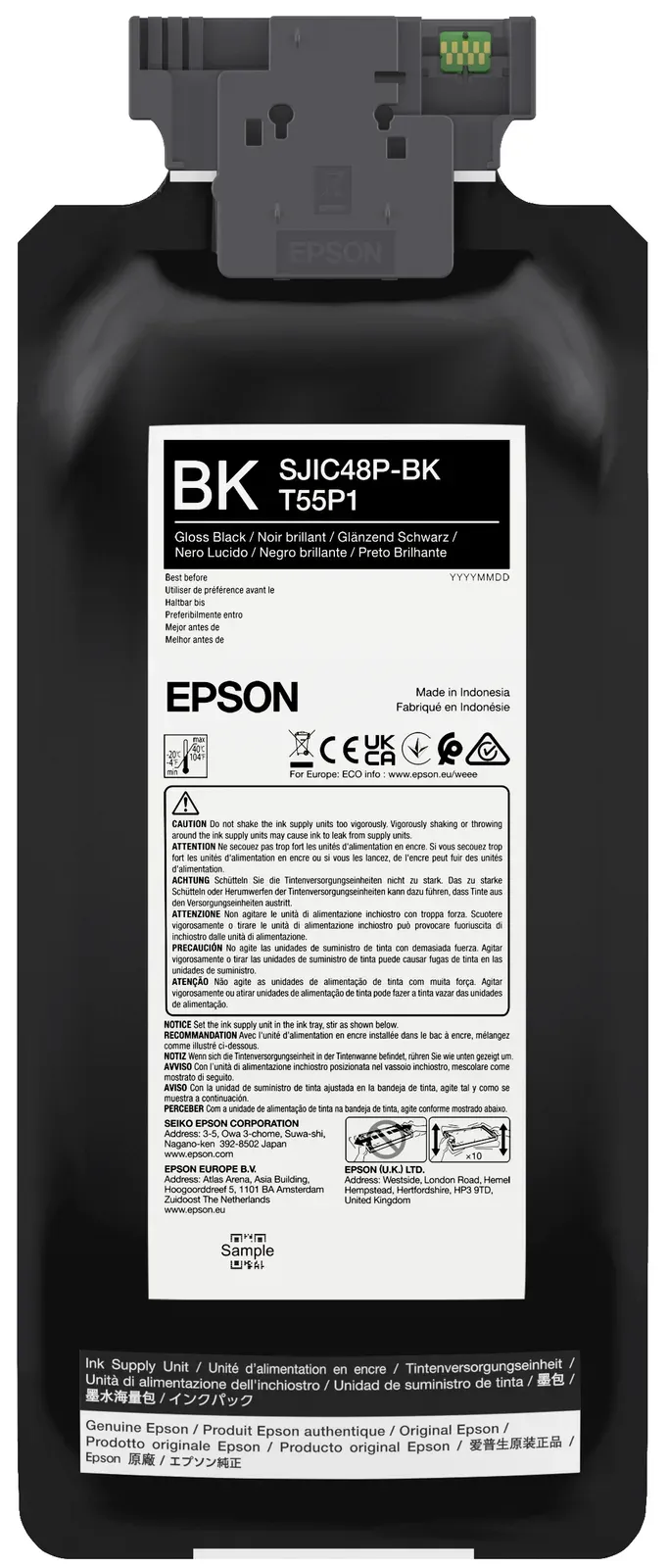 EPSON Ink cartridge for C8000e (Black)