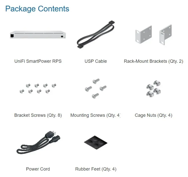 UBIQUITI UniFi SmartPower Redundant Power System, USP-RPS