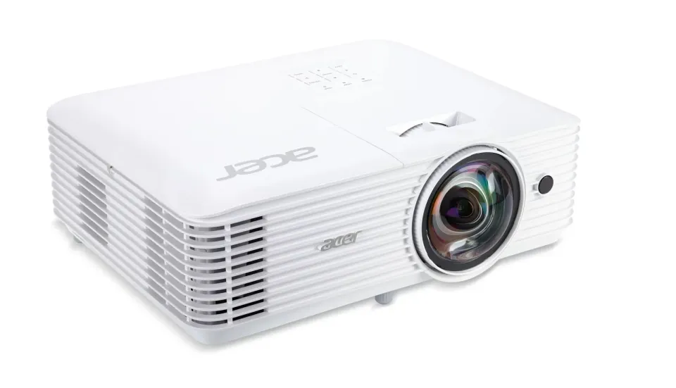 ACER Projektor S1387n, ShortThrow, WXGA (1280x800), 4000 ANSI, 20 000:1, VGA, HDMI, RJ45, repro 1x16W, 3.1Kg, LumiSense,
