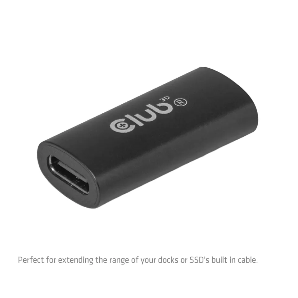 Club3D Adaptér Female USB-C 40G 240W 8K60Hz