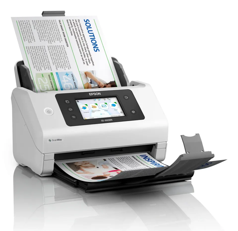 EPSON skener WorkForce DS-900WN - A4/70 str./min/600x600dpi/USB3.0/DADF/LAN/Wi-F