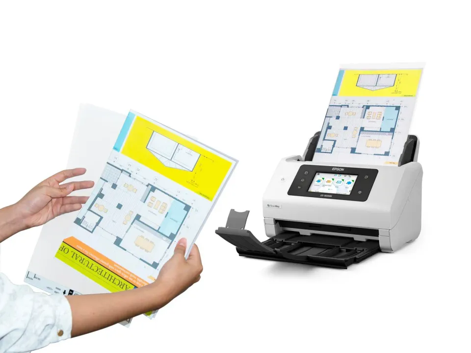 EPSON skener WorkForce DS-900WN - A4/70 str./min/600x600dpi/USB3.0/DADF/LAN/Wi-F