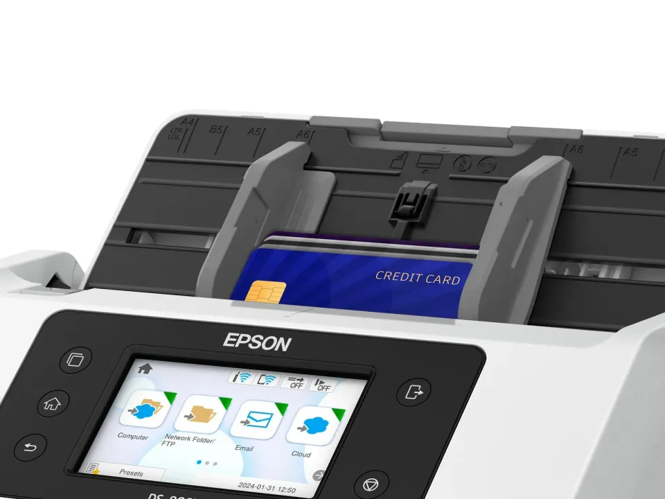 EPSON skener WorkForce DS-900WN - A4/70 str./min/600x600dpi/USB3.0/DADF/LAN/Wi-F