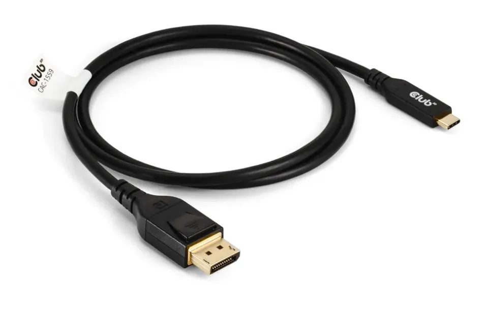 Club3D Kabel USB-C na DisplayPort 2.1, 10K60Hz, DSC1.2, UHBR10, 1m