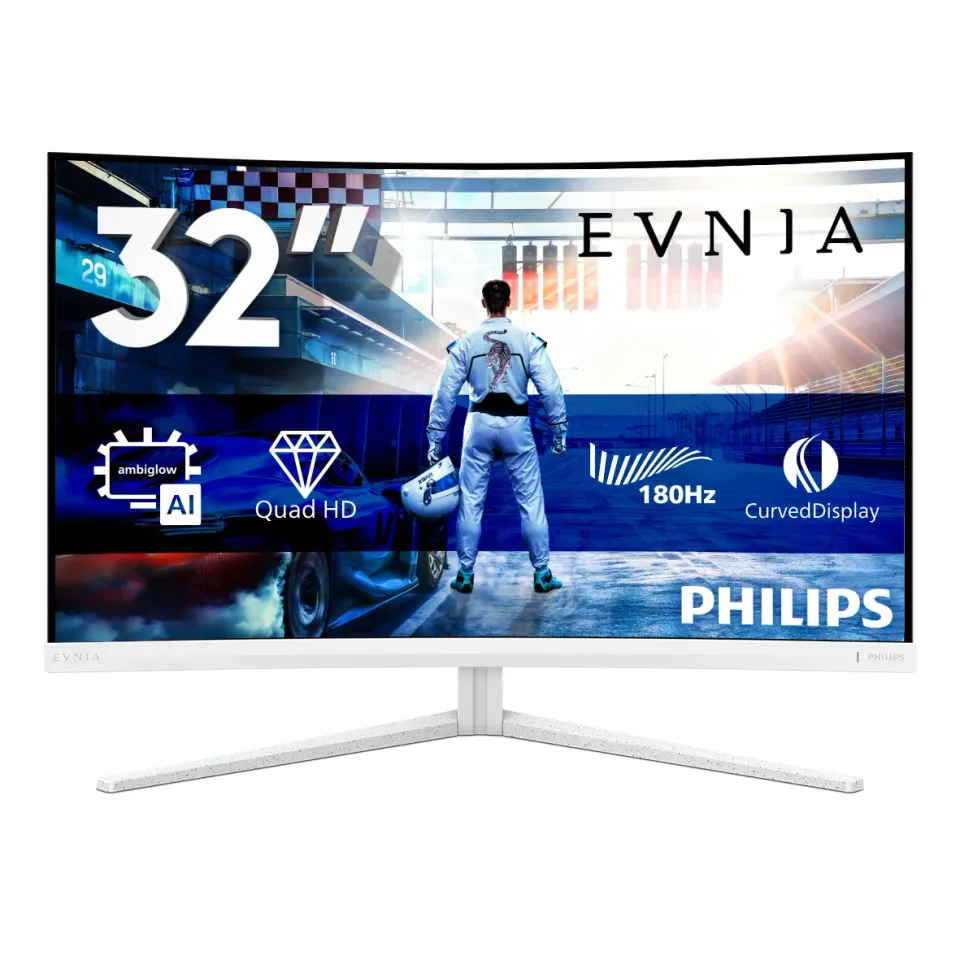 Philips Evnia/32M2C5501/31,5"/VA/QHD/180Hz/1ms/White/3R