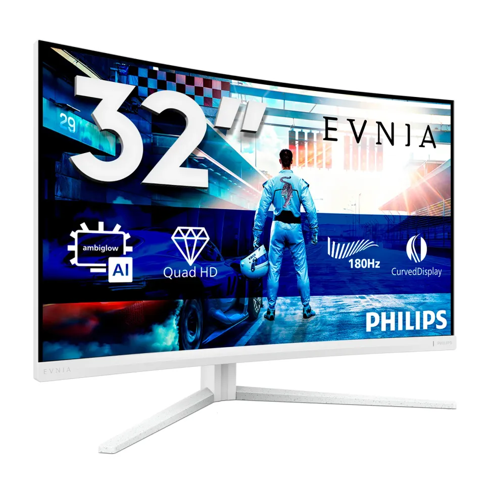 Philips Evnia/32M2C5501/31,5"/VA/QHD/180Hz/1ms/White/3R