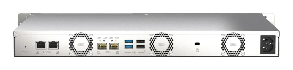 QNAP TS-435XeU-4G (4C/OCTEONTX2,Cortex-A72/2,2GHz/4GBRAM/4xSATA/2x2,5GbE/2xSFP+/2xUSB2.0/2xUSB3.2/2xM.2)