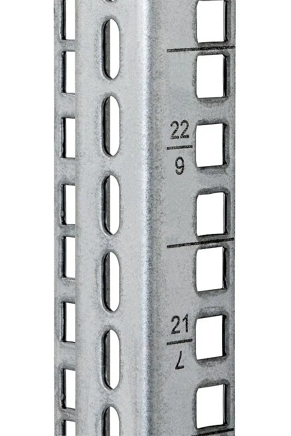 XtendLan Vertikální montážní lišta Telco 47U, pro servery šíře 480mm, stříbrná