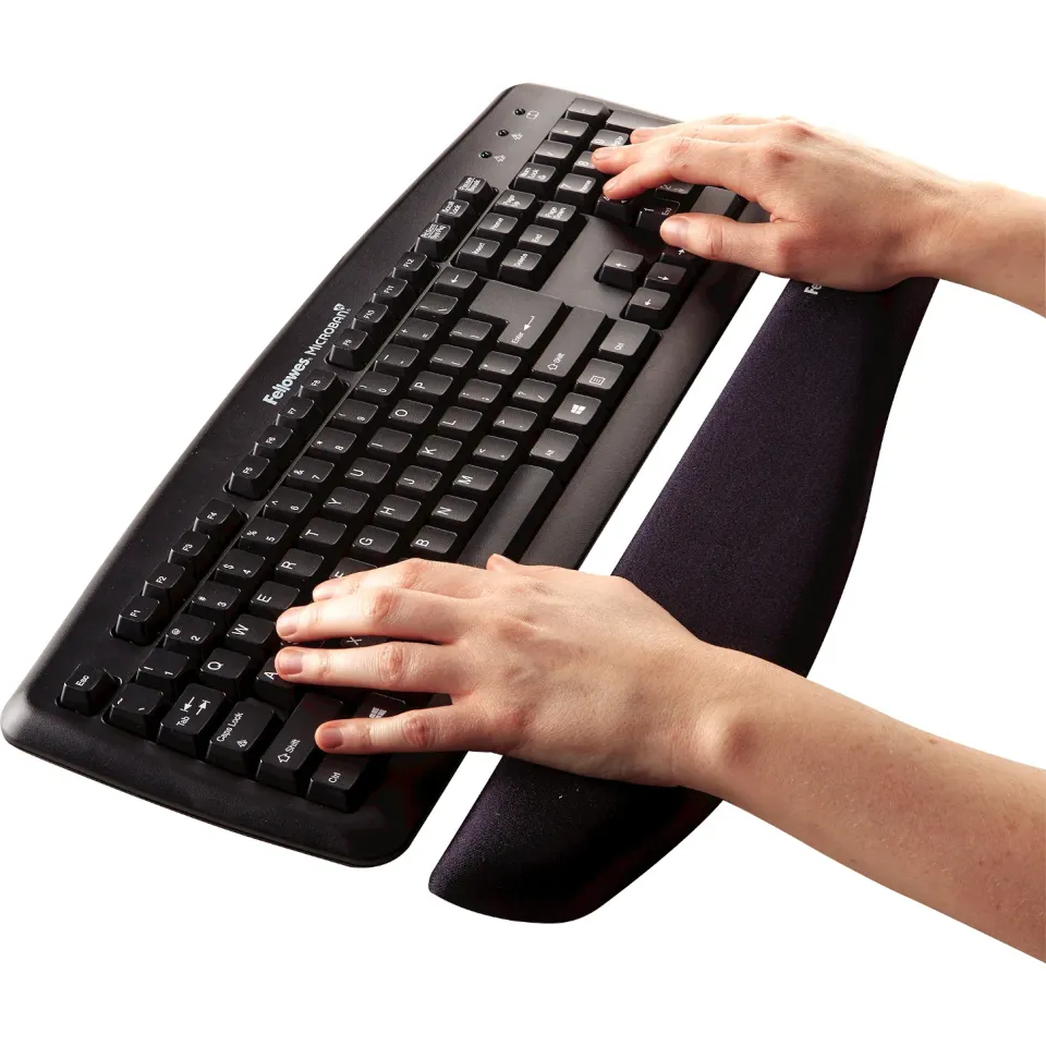 Fellowes podložka pod klávesnici PlushTouch černá