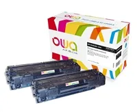 OWA Armor toner pro HP LJ P1002,1100,1102,1103,1104,1106,1108,M1130,1132,1136,1210,1212 2x1600 stran, CE285AD, black