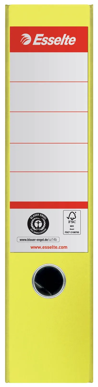 Esselte pákový pořadač No. 1 Co2 neutrální, 75 mm, žlutá