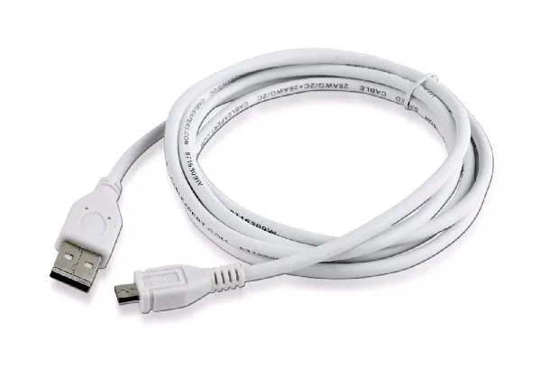GEMBIRD CABLEXPERT Kabel USB A Male/Micro USB Male 2.0, 1,8m, White, High Qualit