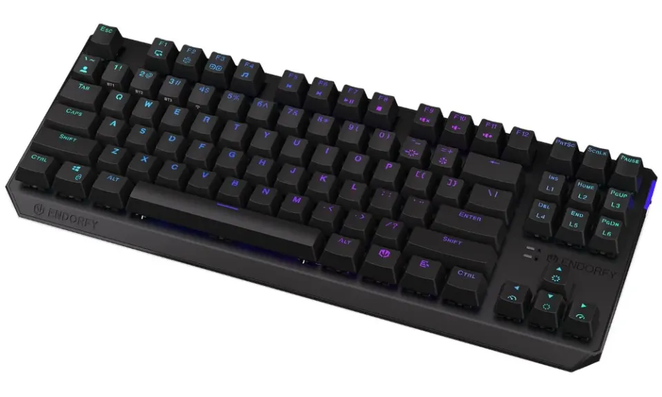 Endorfy herní klávesnice Thock TKL Wireless Red/USB/Red Sw./bezdrátová/mechanick