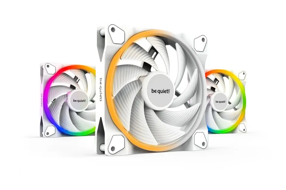 Be quiet! / ventilátor Light Wings White / 140mm / PWM / high speed / 3-pack / bílý