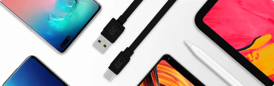 Green Cell Matte Kabel USB-C Type C 25cm s rychlým nabíjením, Ultra Charge, Quic