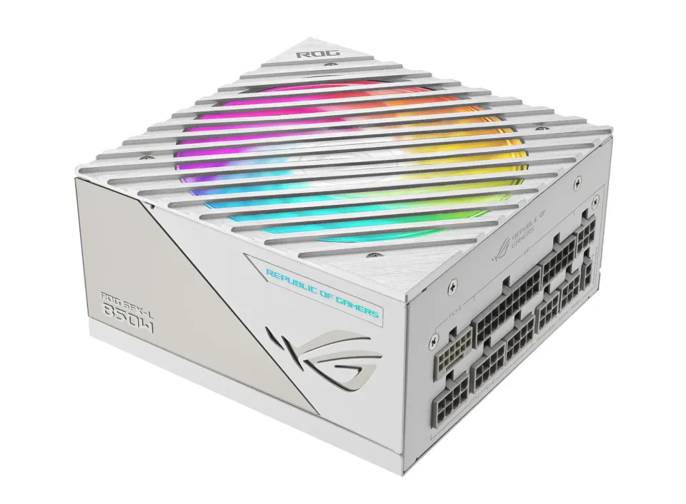 ASUS zdroj ROG Loki SFX-L 850W White Edition, 80+ Platinum, ARGB