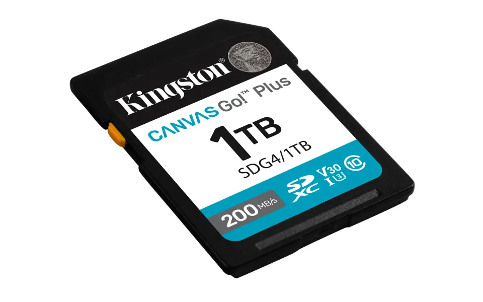 KINGSTON 1TB SDXC Canvas Go Plus Gen4 200MB/s C10 UHS-I U3 V30