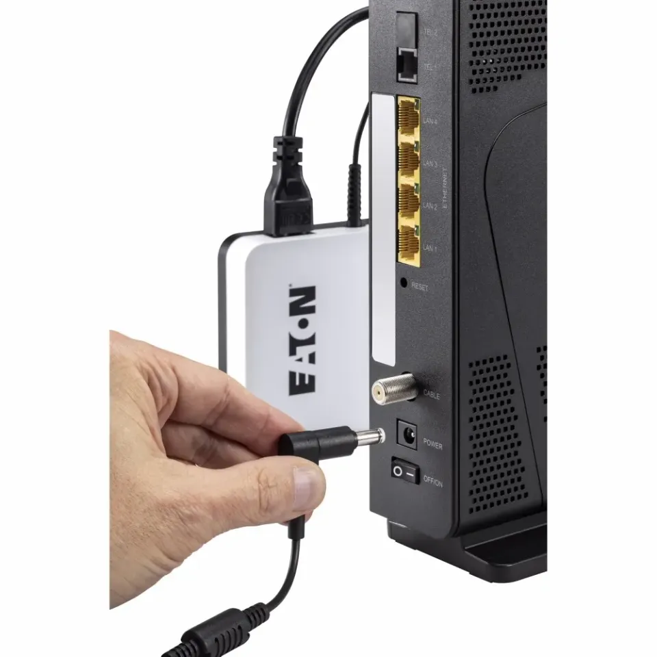 Eaton 3S Mini UPS, 36W DC, 9V/12V/15V/19V, 2200mAh, 4 různé konektory