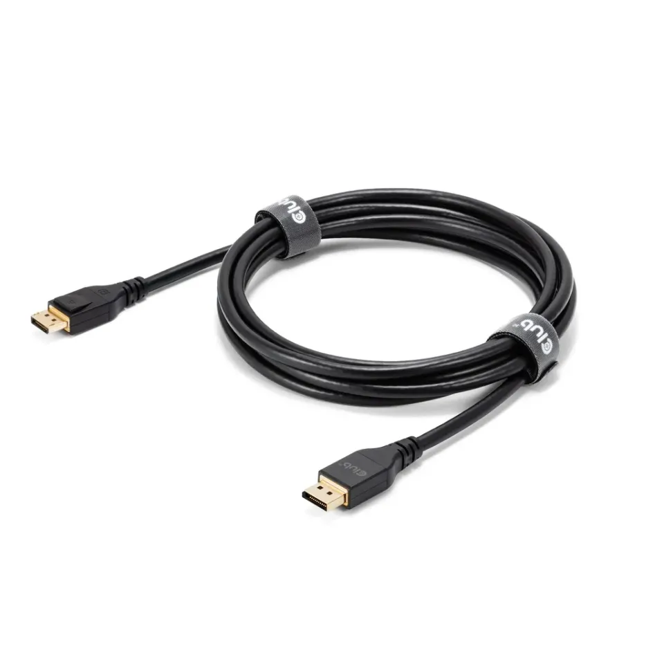 Club3D Kabel DisplayPort 2.1 na DisplayPort 2.1, VESA DP54, 4K240Hz/8K120Hz (M/M), 3m, černá