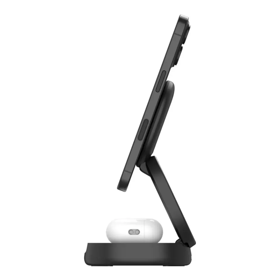 Belkin BOOST CHARGE Qi2 15W 2v1 Magnetická skládací nabíječka pro iPhone/Apple W (WIZ035kqWH)