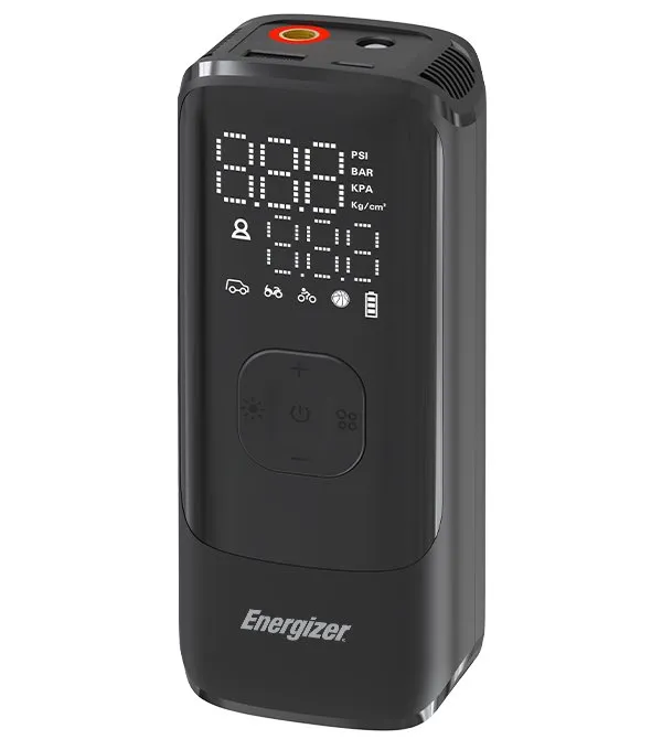 Energizer PAC40002 2000mAh, Vzduchový kompresor a powerbanka
