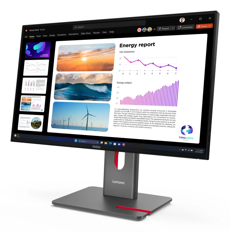Lenovo LCD P24q-40 23,8" IPS/16:9/2560x1440/6ms/300nits/1500:1/HDMI/2xDP/USB/Rep