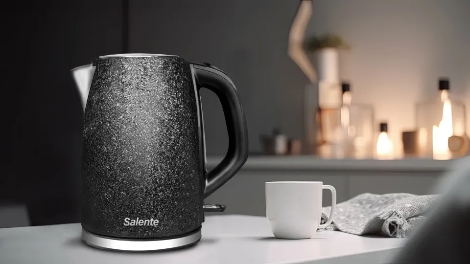 Salente IceQueen, rychlovarná konvice 1,7 l, nerez, černá