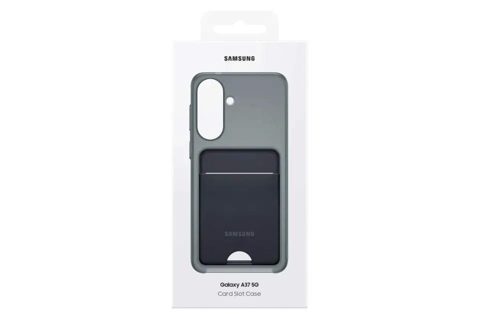 Samsung Zadní kryt s kapsou na kartu A37 Black