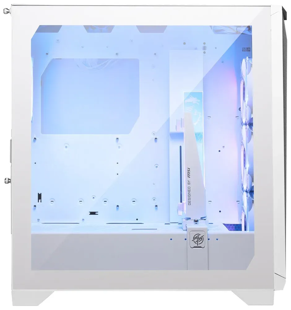 MSI skříň MPG GUNGNIR 300R AIRFLOW WHITE/ bez zdroje/ bílý/ levé temperované sklo/ 4x 120 mm A-RGB fan/ 1x US...